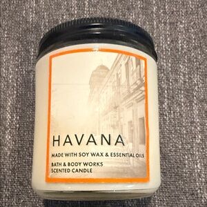 Bath & Body Works Havana Candle - Cream and Black